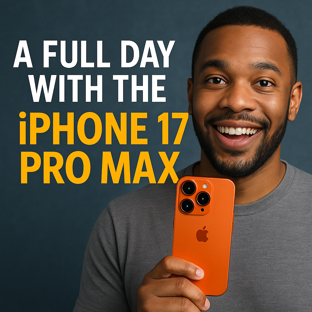 A Full Day with the iPhone 17 Pro Max — Real-World Experience and Honest Impressions